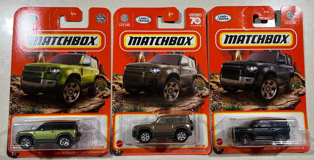 NEW 2024 Matchbox 2020 LAND ROVER DEFENDER 90 GREEN, BROWN & MATTE