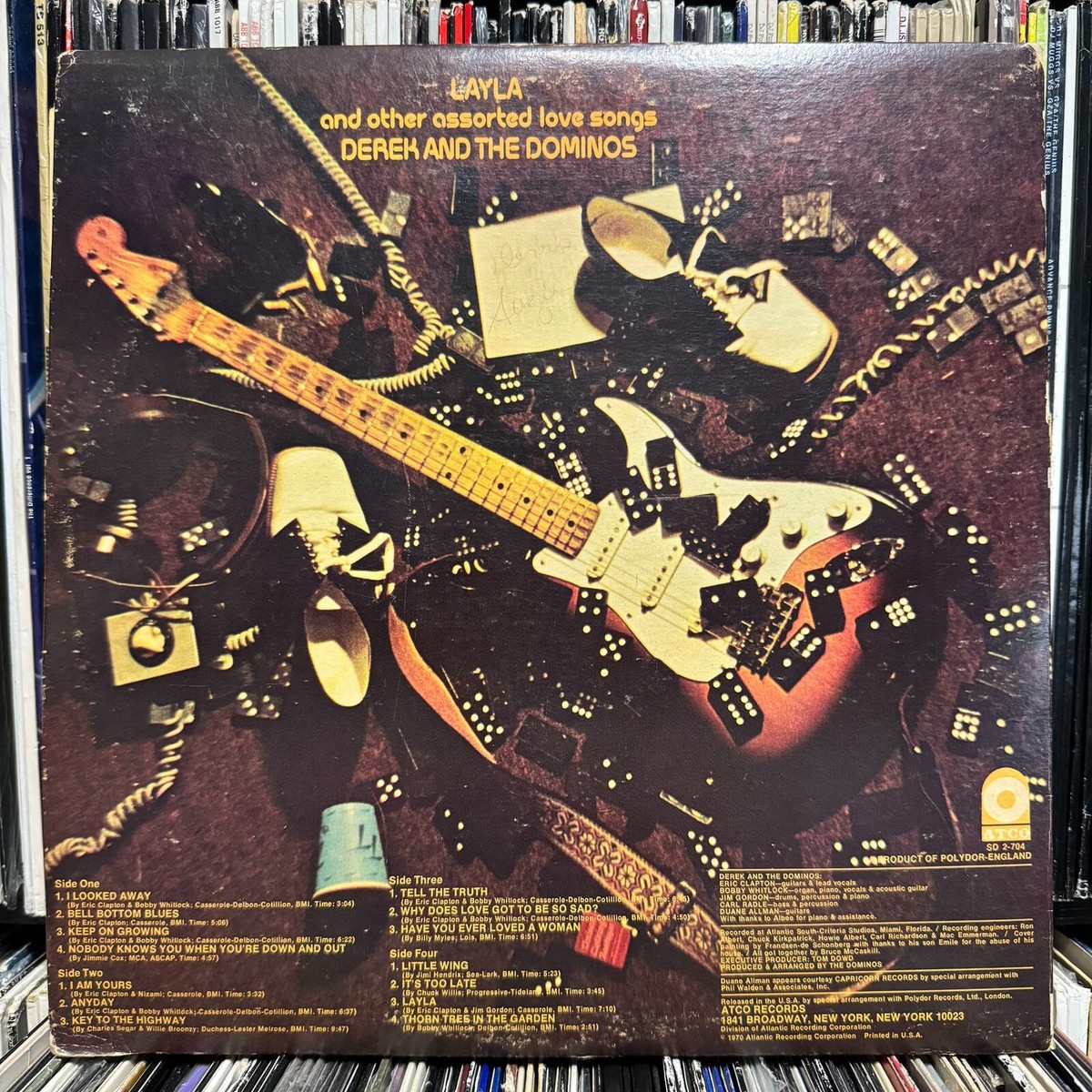 DEREK AND THE DOMINOS - LAYLA AND OTHER ASSORTED LOVE SONGS (VINYL