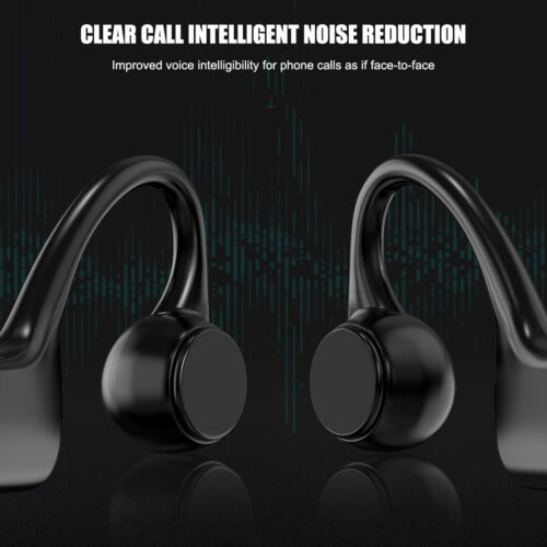 V5.3 Outdoor Bone Conduction Headphones Bluetooth Wireless Earbuds Sport Headset - Picture 8 of 12