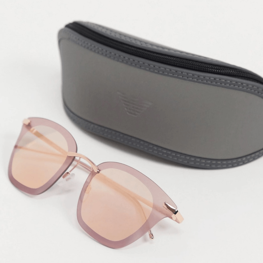 EMPORIO ARMANI Rose-Tinted Sunglasses EA2133 Sunglasses - Emporio Armani Authorized Retailer  main image 4