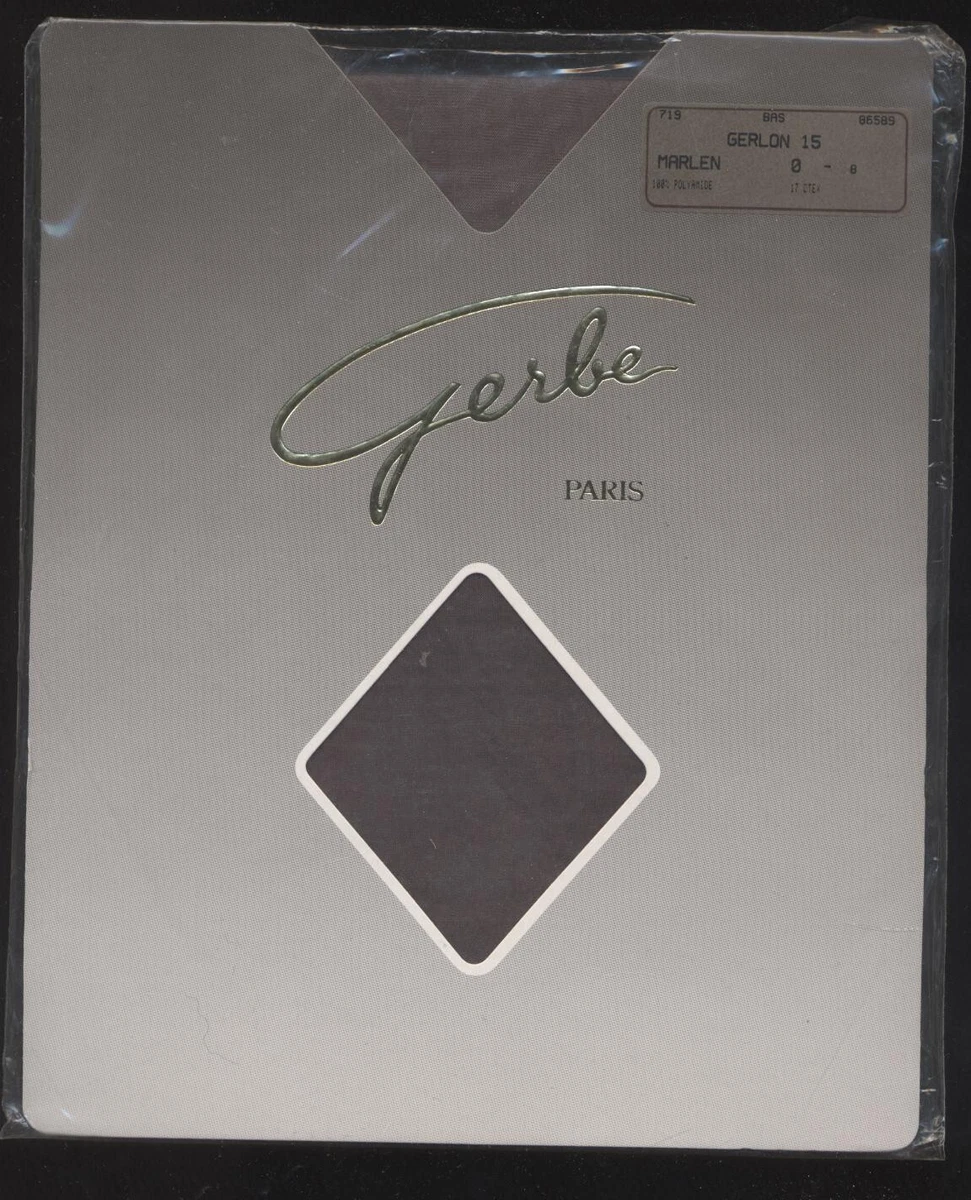 Bas Jarretière GERBE En Voile Opaline - Taille 1 - Très Transparent - Polyamide - Neuf Avec étiquettes