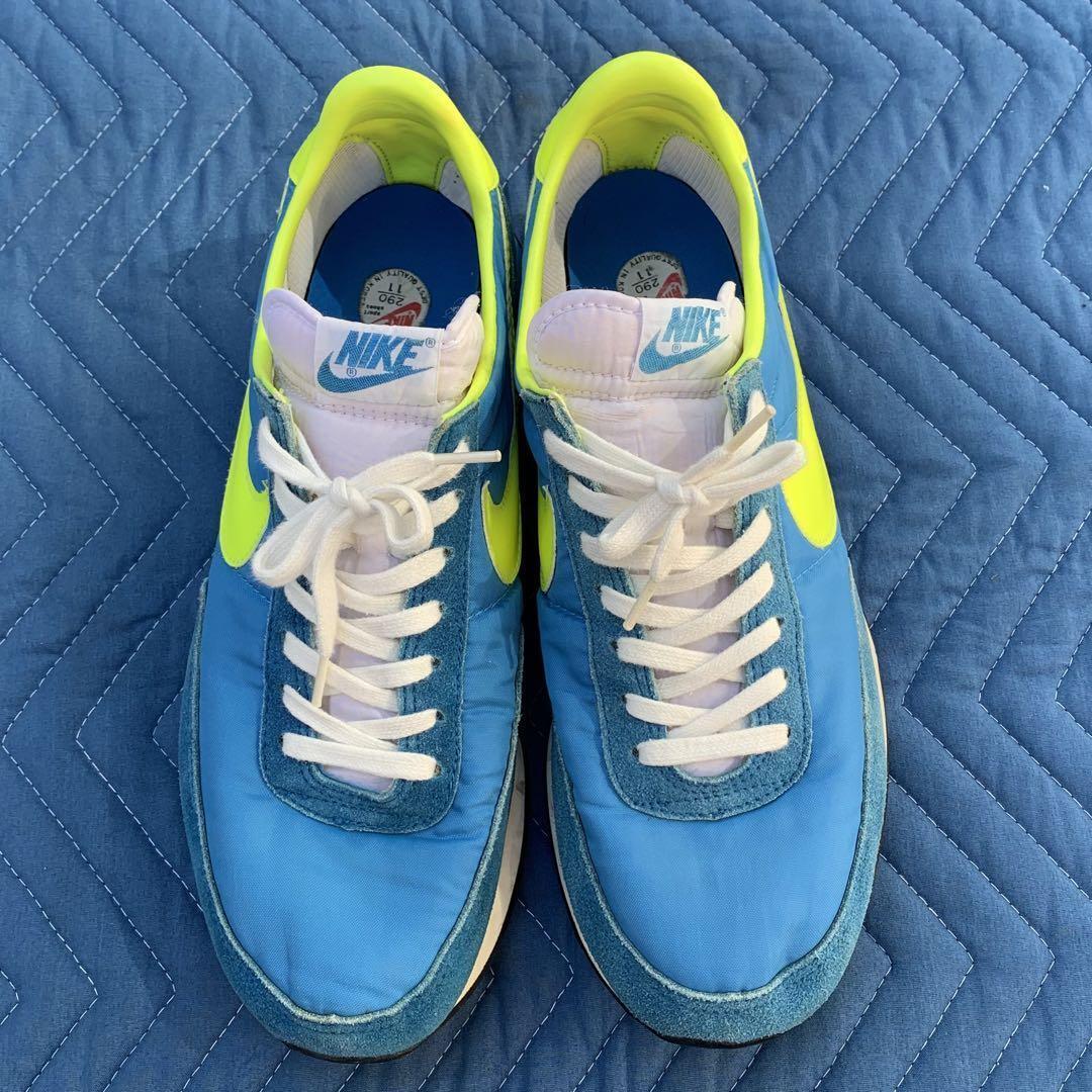 Nike Elite Blue x Yellow US11 Made in Korea 1983 Vintage Nike Elite Blue x Yellow US11 Made in Korea 1983 Vintage