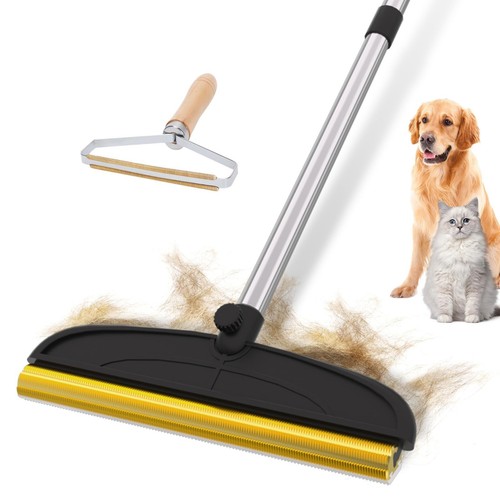 2 in 1 TPU and Copper Rake Teeth Carpet Rake for Pet Hair Removal ...