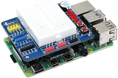 BreadPi - Multipurpose HAT for Raspberry Pi 4, 3B+, 3, 2, Zero and Zero W