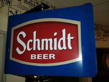 SCHMIDT BEER VINTAGE ERA STYLE SPINNING WALL ...