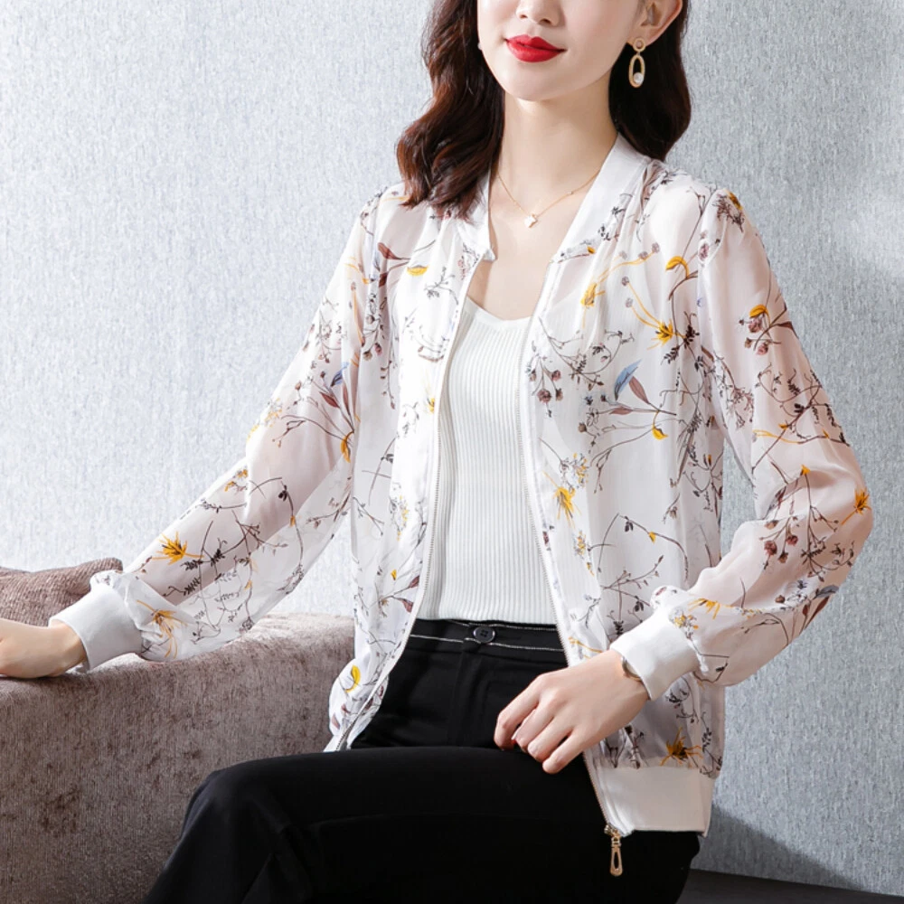 Women's chiffon hotsell cardigan