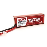 Dynamite Dynb3801ec Reaction 7.4v 4000mah 2s 50c Lipo Battery Hardcase Ec3 on sale Dynamite Dynb3801ec Reaction 7.4v 4000mah 2s 50c Lipo Battery Hardcase Ec3 on sale