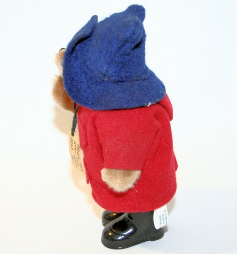 1987 Vintage 5" Mini Paddington Teddy Bear Look After Tag Boots Hat Coat Edin - Picture 7 of 8