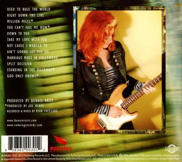 Bonnie Raitt Slipstream ADA/Redwg 5836200301 (CD / Titel AG) eBay
