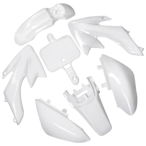 Guardabarros de plástico ABS blanco + calcomanías adhesivas rosa patrones elegantes para bicicleta CRF50 - Imagen 14 de 14