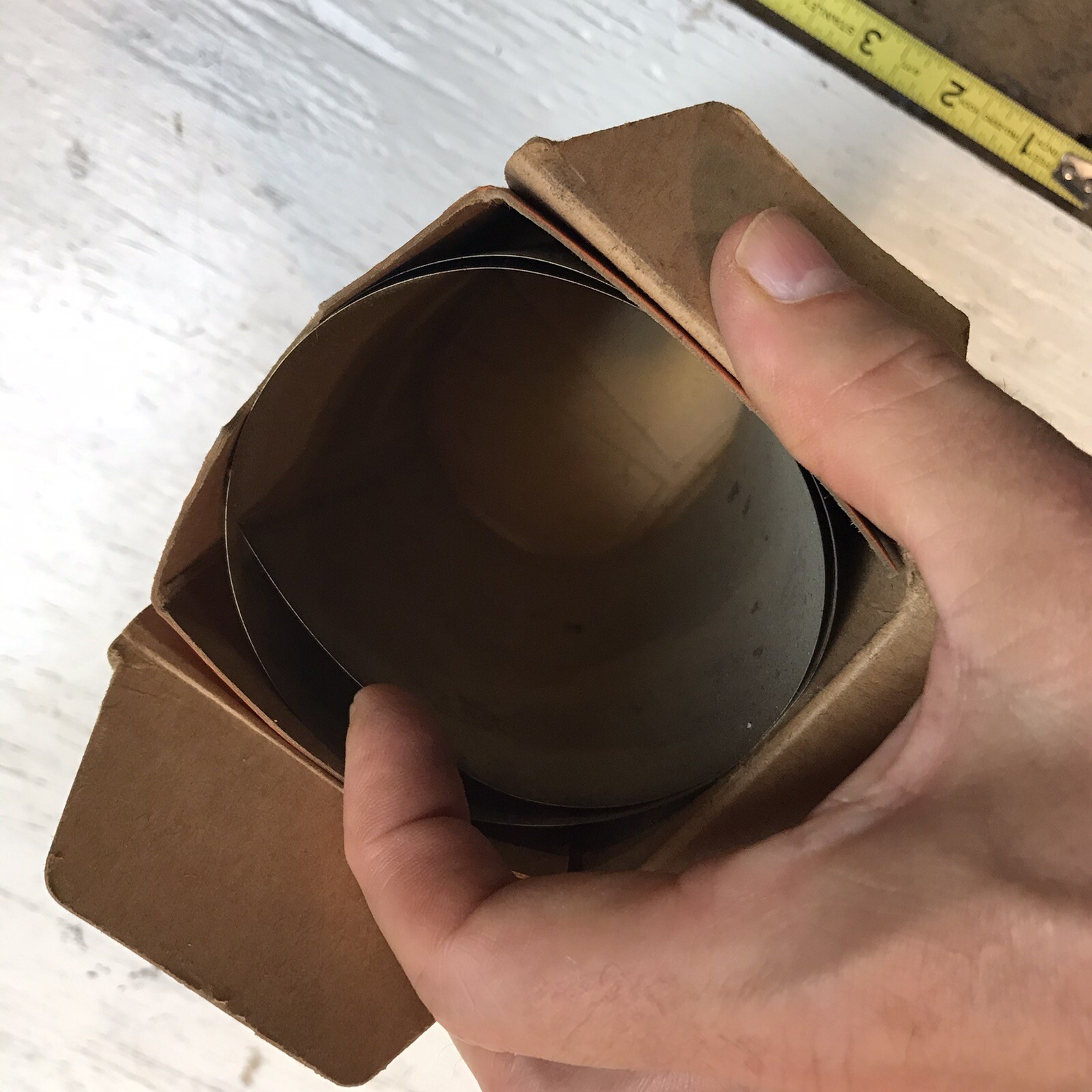 Vintage SHIM BRASS Shim Stock .005, 6" Wide Laminated Shim Co. Made in