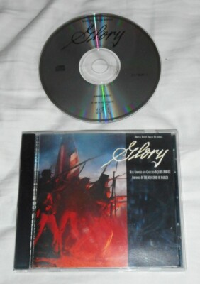 GLORY [Original Soundtrack] CD 1989 Virgin Movie Music JAMES HORNER