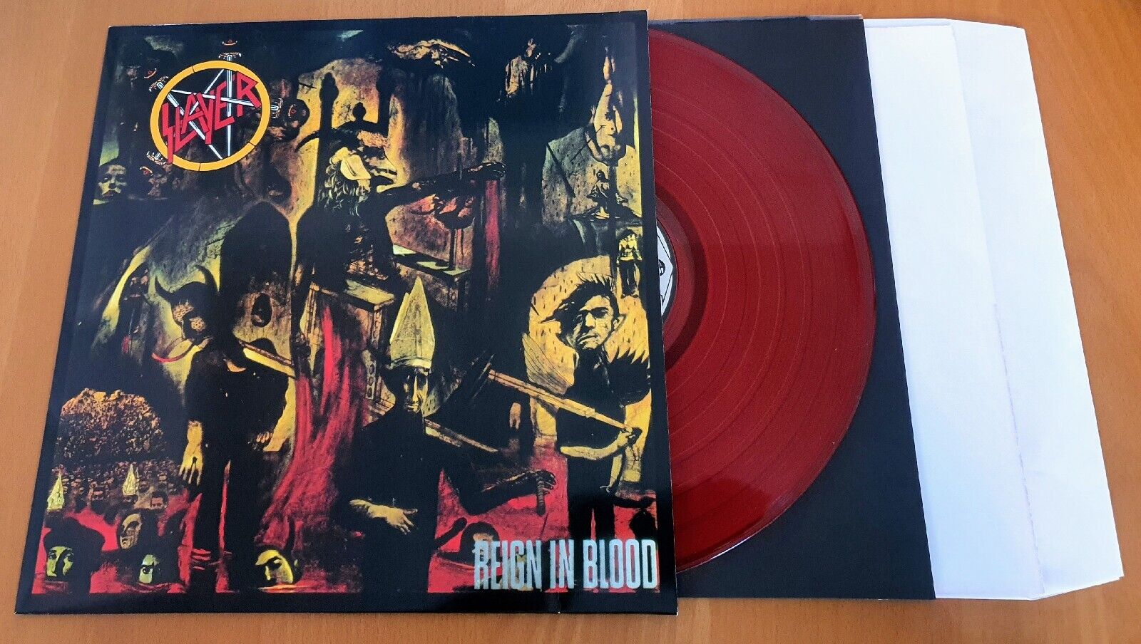 SLAYER - REIGN IN BLOOD - 2020 RELEASE - RED VINYL  ⭐️MINT⭐️