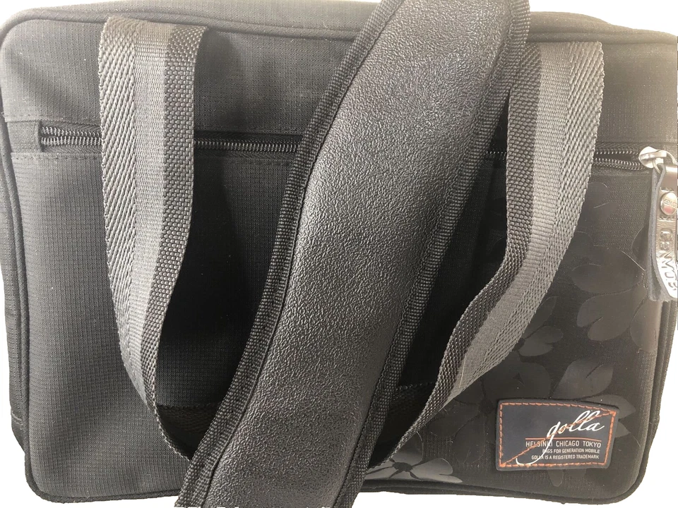 Bolso pequeño para computadora portátil Golla Genmob Helsinki Chicago Tokyo negro para tableta móvil 12x4x9 Foto 3 de 4