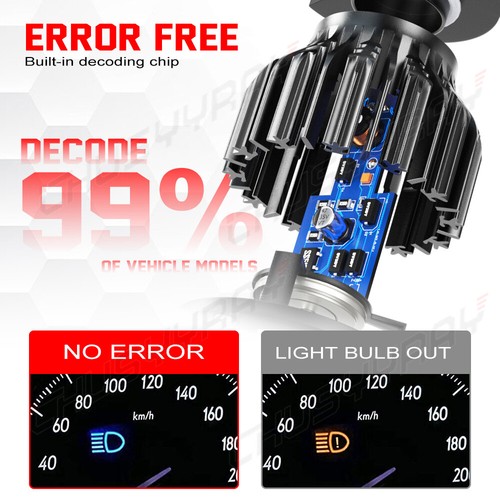 Para Toyota RAV4 2016 2017 2018 - Par de bombillas de faros LED 9012 blanco haz alto-bajo - Imagen 10 de 14