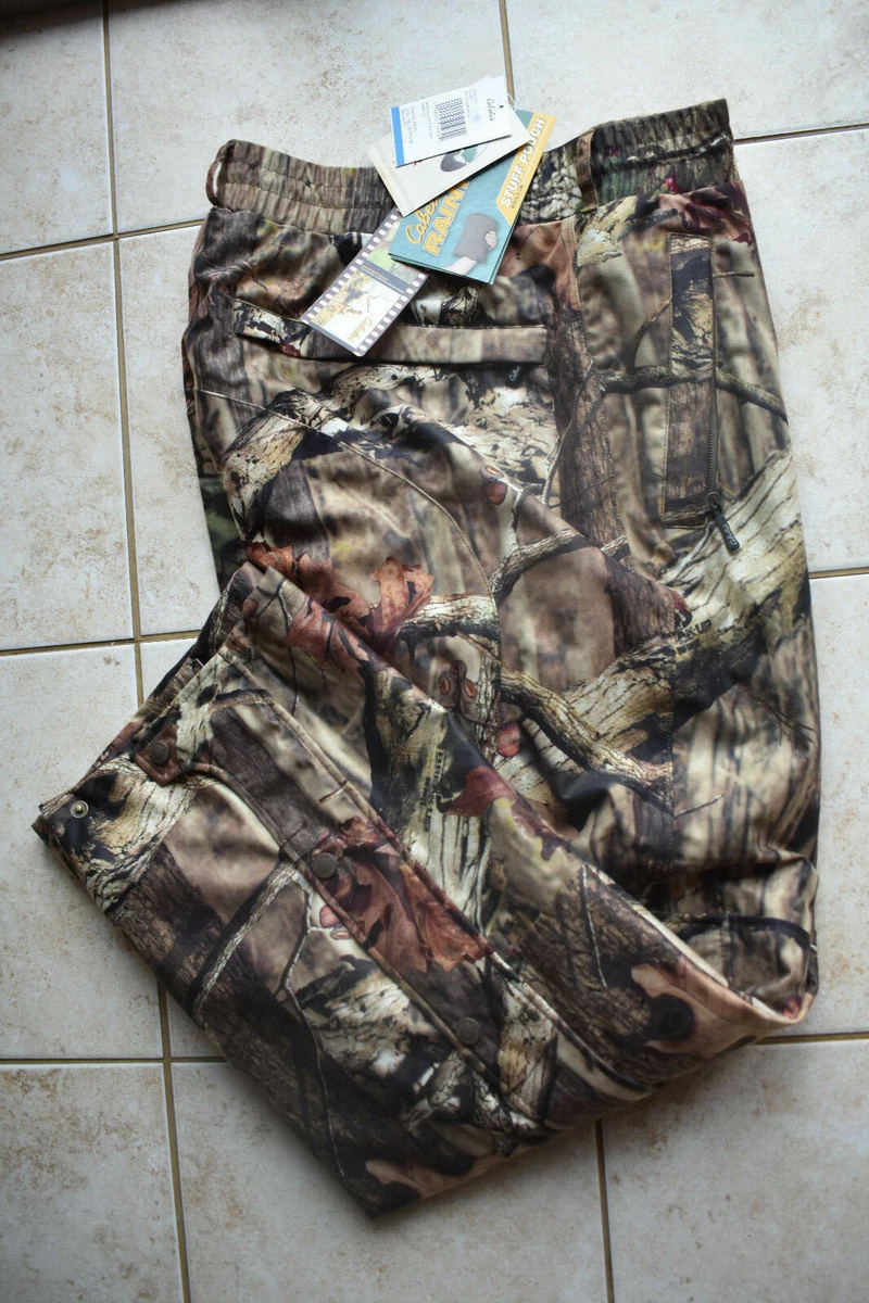 New Men's Cabela's Camo Hunting Dry Plus Packable Waterproof Rain Pants XL  | eBay