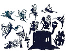 Rare! Fairy / Faries, Mushroom, Tree House Silhouette Die Cut/ Cuts -Lot #14