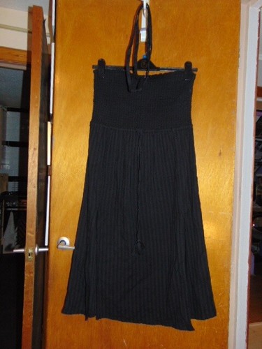 m&s black beach dress