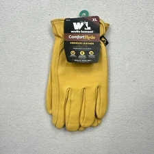 Wells Lamont Comfort Hyde Work Gloves Size XL Yellow Premium Leather