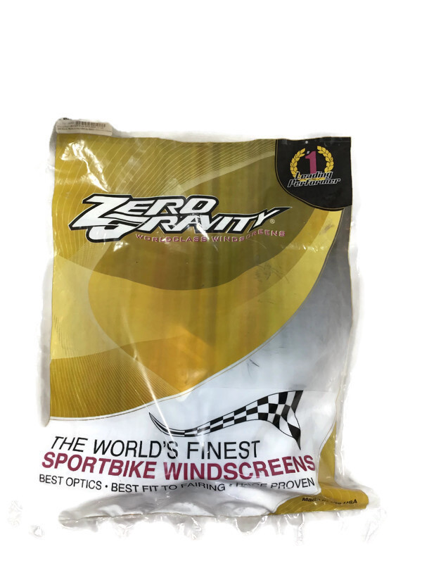 Zero Gravity Racing New Windscreen Double Bubble Dark Smoke Kawi