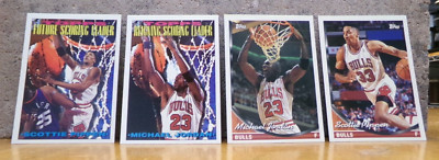 NBAカード MICHAEL JORDAN×SCOTTIE PIPPEN BASKETBALL CARD SET OF 4 TOPPS 1994 MICHAEL JORDAN / SCOTTIE