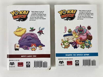 Yo-Kai Watch English Manga Lot Vol. 1 & 2 Noriyuki Konishi Viz