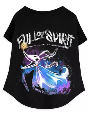 Disney Tails Nightmare Before Christmas Zero Graphic Tee XS S M FOR DOGS