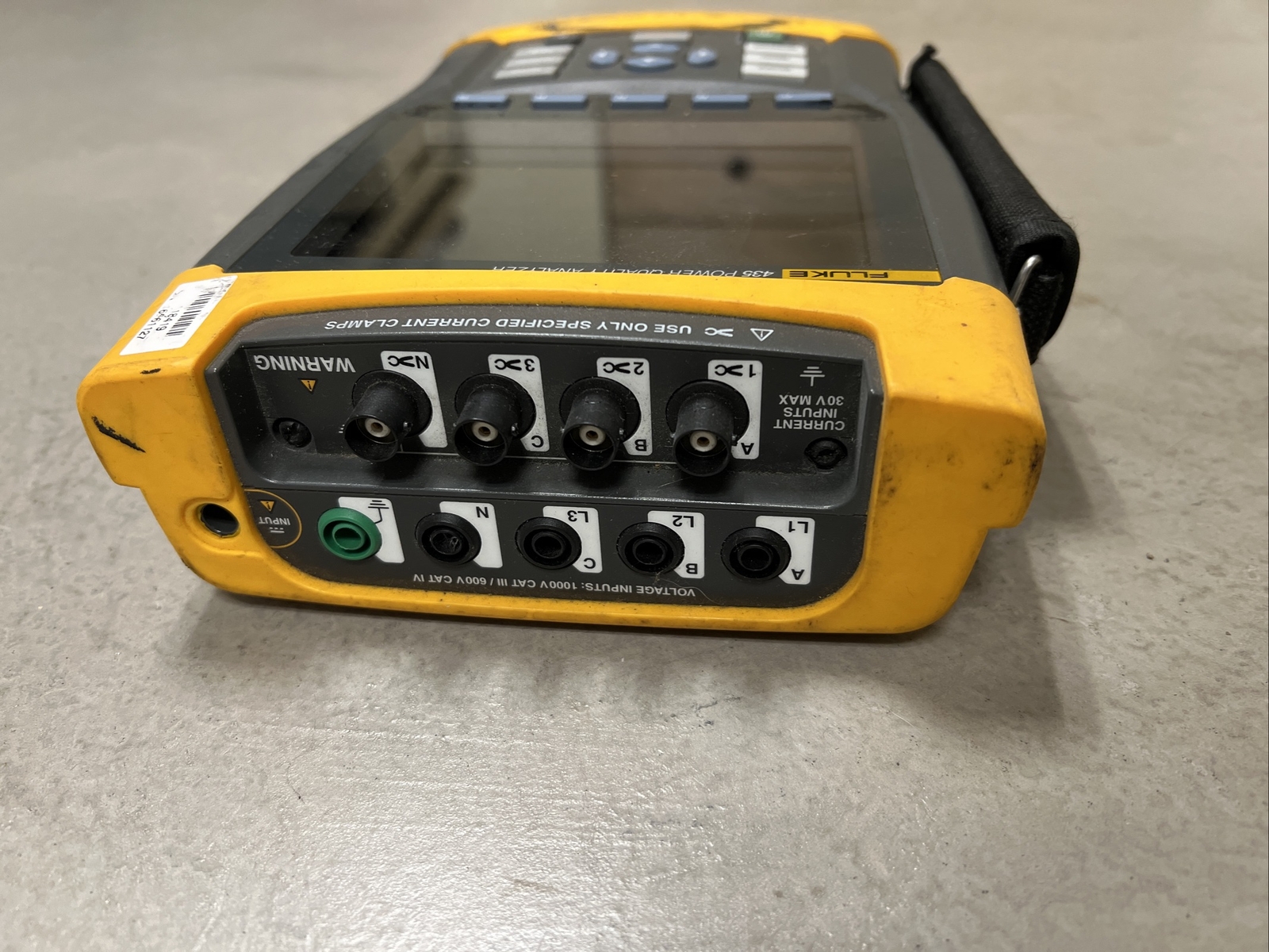 Fluke 435 Power Quality Analyzer w. Power Supply (no Probes) eBay