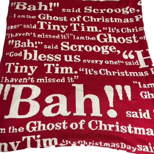Scrooge Christmas Blanket/Throw 75x60" Punctuate by Barnes & Noble