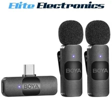 Boya BY-V20 Sans fil Lavalier Lapel Microphone Type-C