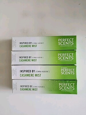 Perfect Scents - Cashmere Mist Rollerball .34 oz/10ml Each (Lot Of 4)