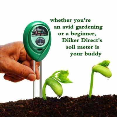 IPower 3 In 1 Soil Tester Water Moisture Light Meter for Garden Plant Soil Test