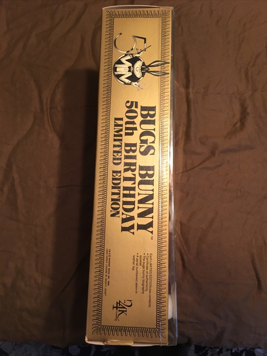 Bugs Bunny 50th Birthday Limited Edition 24K Company Vintage