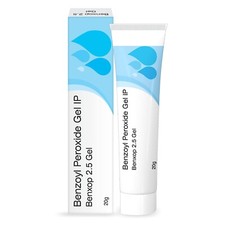 Benxop 2.5 Benzoyl Peroxide Water Based Gel  20g  for Acne/