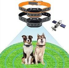 WIEZ GPS Wireless Dog Fence for 2 Dogs, Electric Dog Fence for Outdoor, Range...