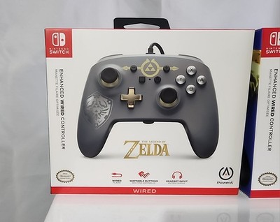 Power A Nintendo Switch Enhanced Wired Controller LEGEND OF ZELDA HYLIAN SHIELD