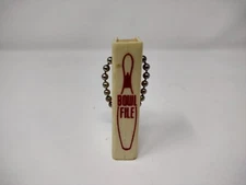 Vintage Bowling Bowl File Score Keeper Key Chain