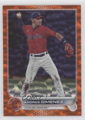 2022 Topps Series 2 Orange Foilboard 8/299 Andres Gimenez #504 2r8