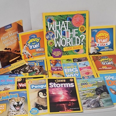 Lot of 15 NATIONAL GEOGRAPHIC for KIDS leveled readers Weird but True Jokes 