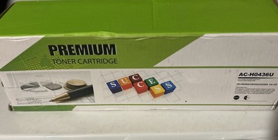 Printer Toner Laser Premium Cartridge AC-H0436U New!!