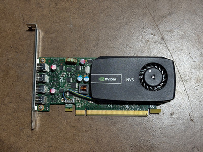 NVIDIA NVS 510 2GB DDR3 PCIe x16 Graphics Card Quad Mini DisplayPort Tested