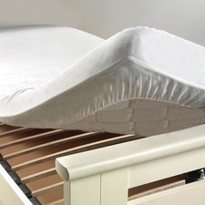 Protège matelas 160x200 cm - Molleton imperméable - Blanc
