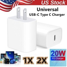 PD 20W Fast Charger USB-C Charging Block For iPhone 17 16 15 14 13 12 11 XR SE 8