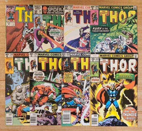 THOR COMIC BOOKS VINTAGE MARVEL 1970S ERA GREAT COVERS CLASSIC ART