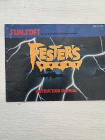 Gioco Nintendo NES Addams Family: Uncle Fester's Quest con scatola e manuale