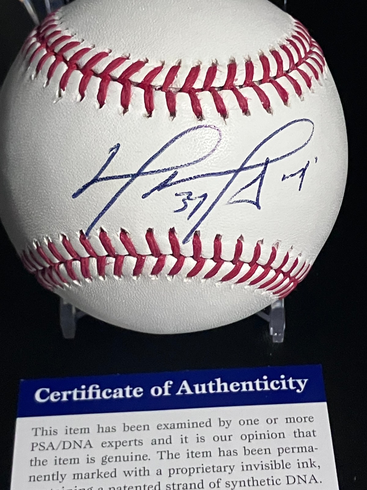 Red Sox DAVID ORTIZ Autographed Major League Baseball Sweet Spot w/ PSA/DNA Cert view 2