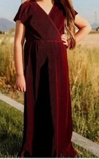 Baltic Born - Little Girl Size 6 Dress - Burgundy