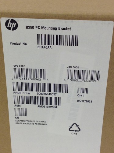 2x NEW HP 8RA46AA PC Mounting Bracket B250 For Thin Client Workstation Mini PC - Afbeelding 10 van 14