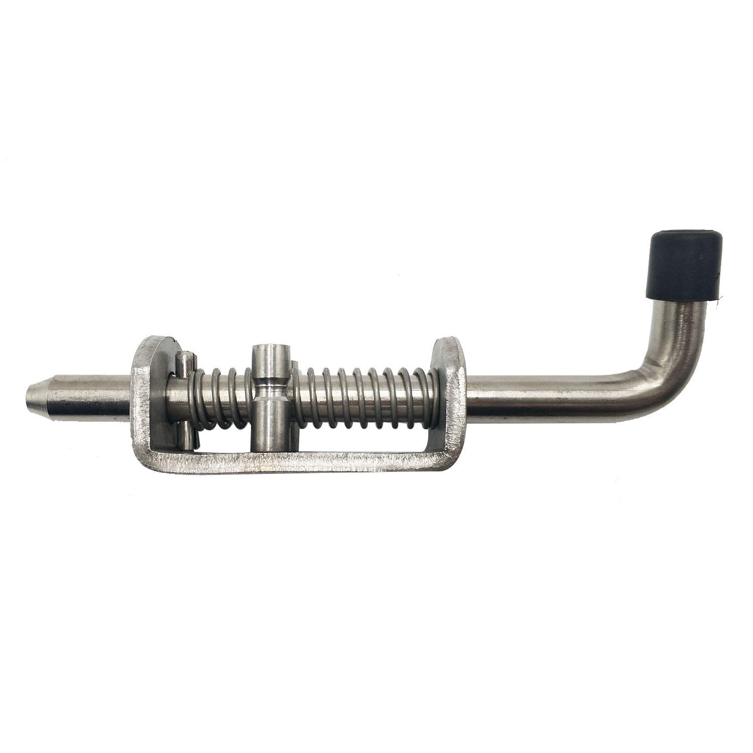 2 Pack Heavy Duty Stainless Steel Spring Loaded Latch Faster Locking Bolt Loc...