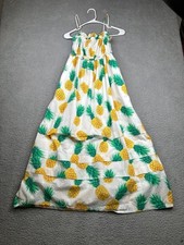 J. Crew Re imagined square neck pineapple dress size 2